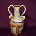 Varda Köprüsü Desenli Küp Vazo 2