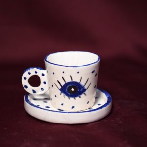 Göz Desenli Tekli Fincan